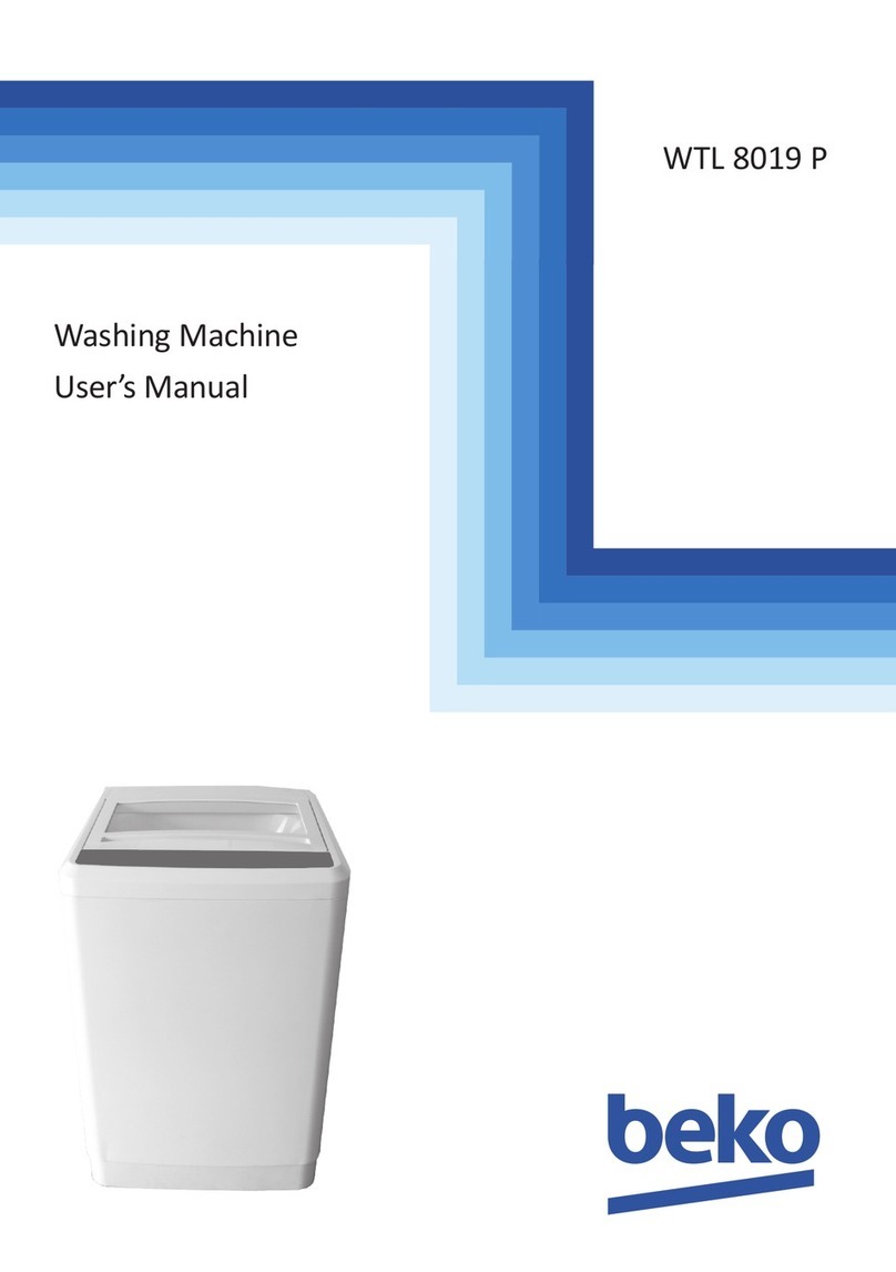 Beko WTL 8019 P user manual