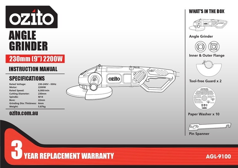 Ozito AGL-9100 instruction manual