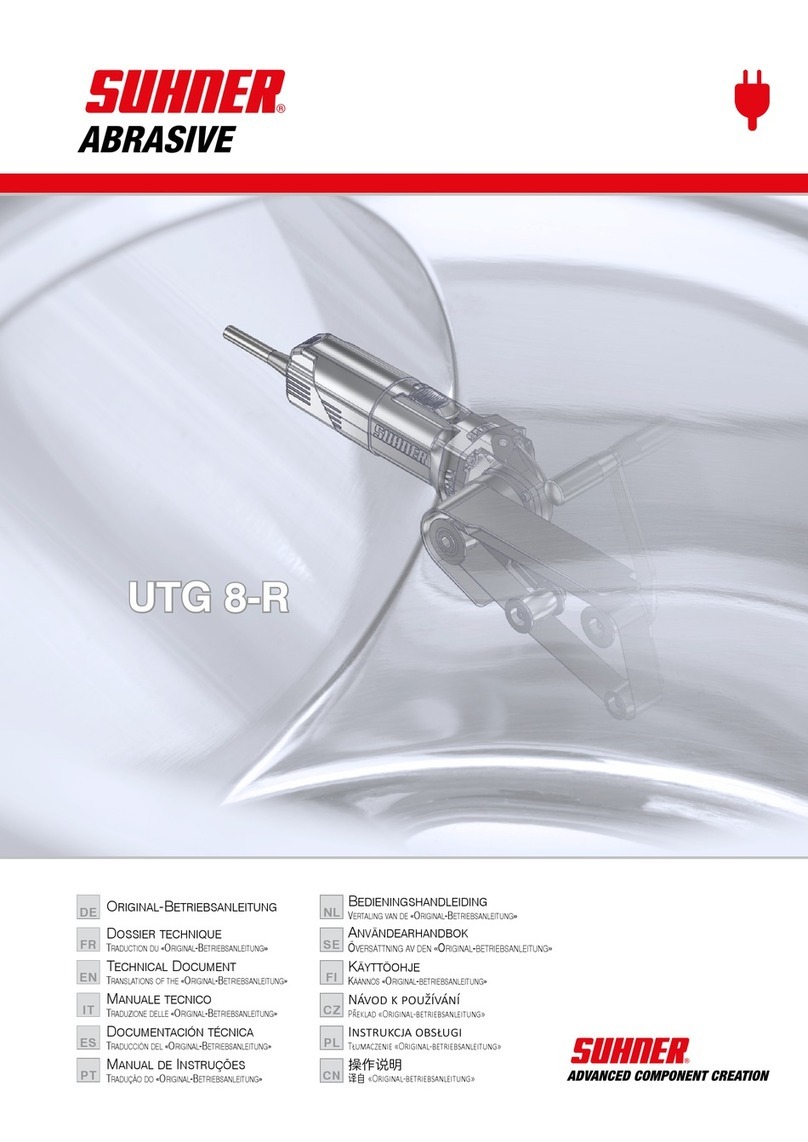 SUHNER ABRASIVE UTG 8-R Technical document