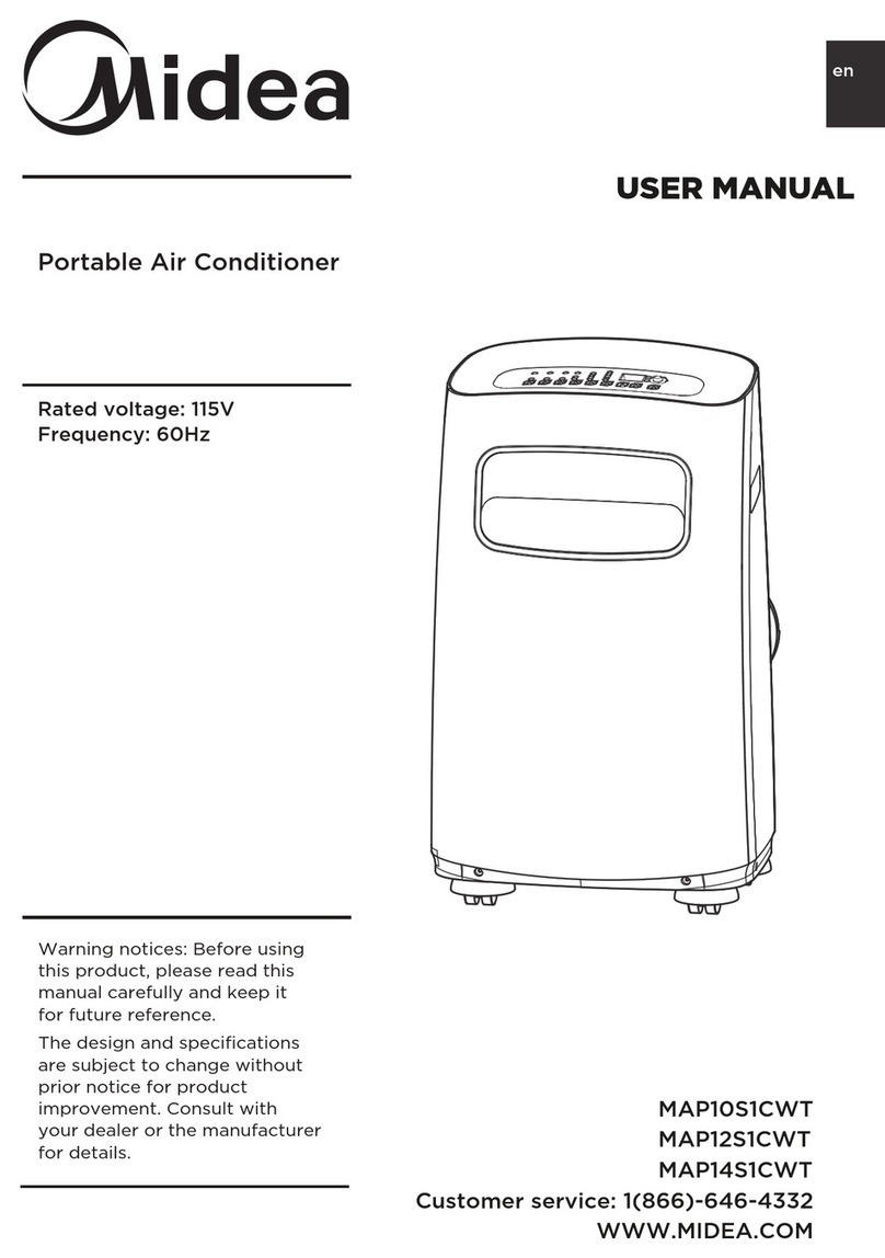 Midea MAP10S1CWT User manual