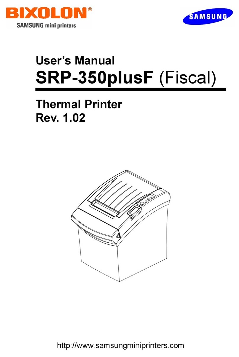 Samsung BIXOLON SRP-350plusF user manual