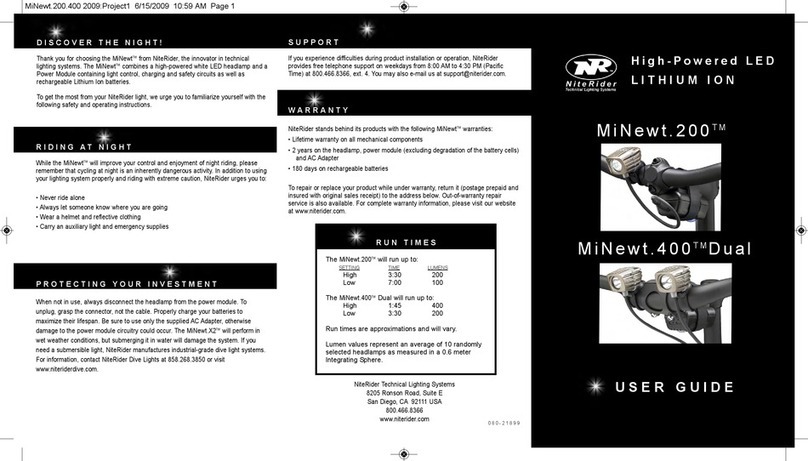 NiteRider MiNewt.200 user guide