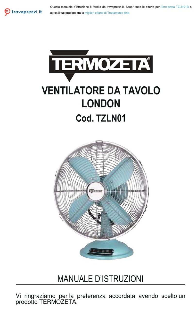 Termozeta TZLN01B instruction manual