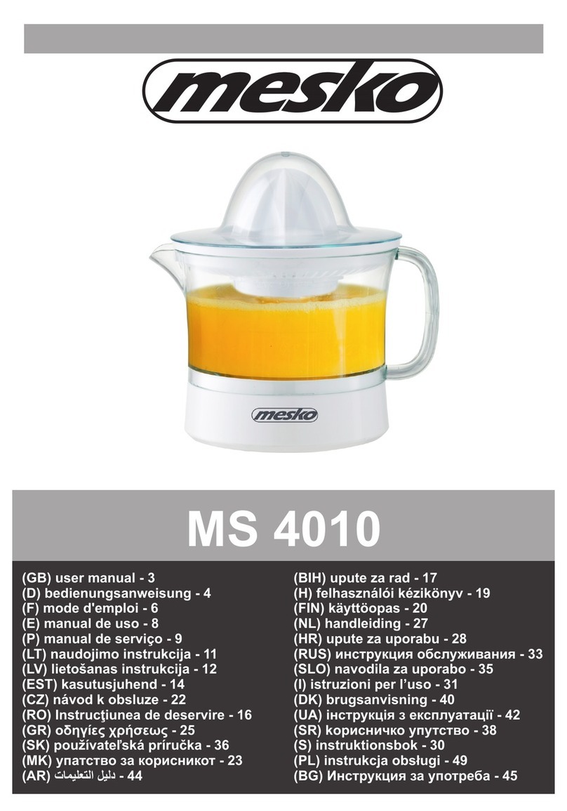 Mesko MS 4010 user manual