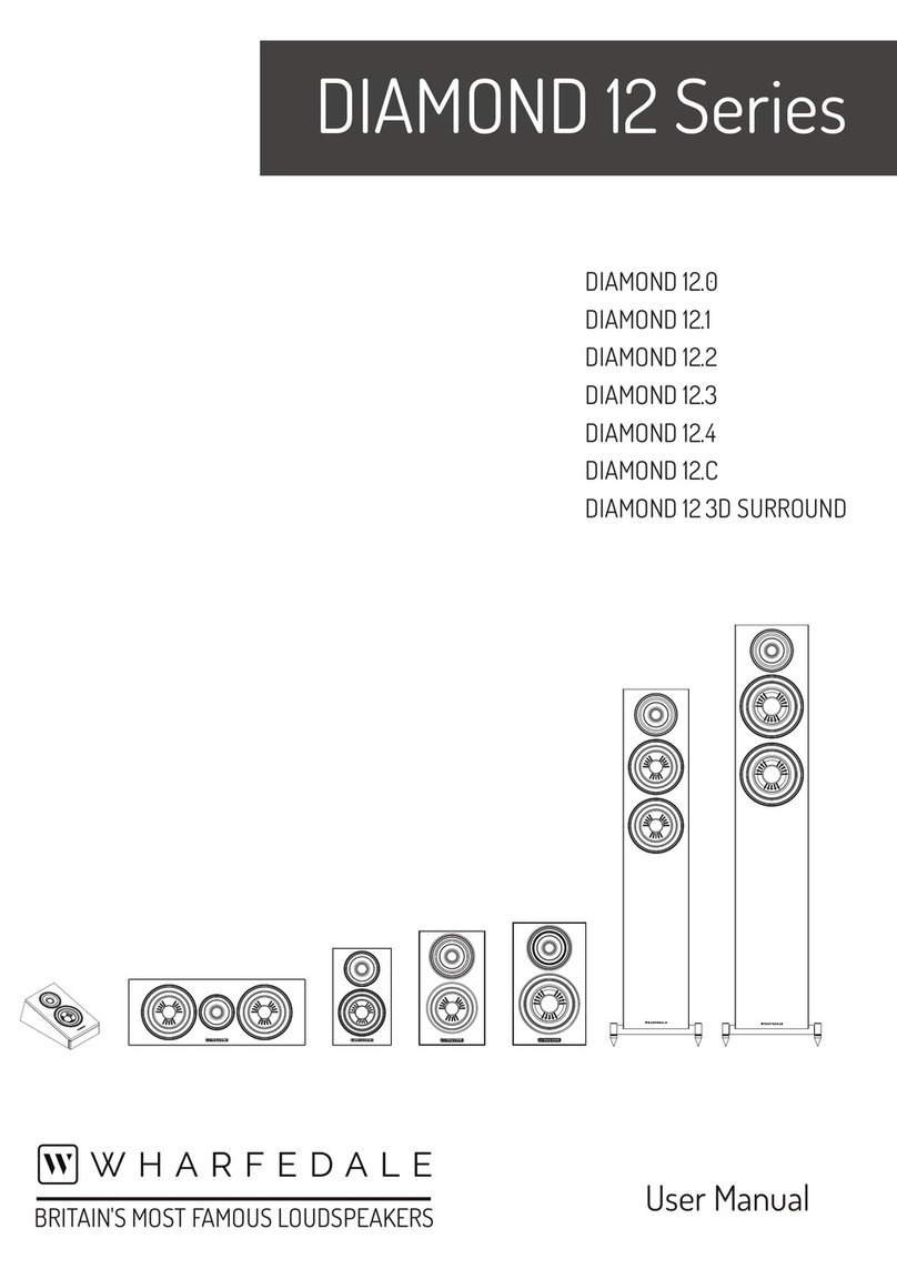 Wharfedale Pro DIAMOND 12 3D SURROUND user manual
