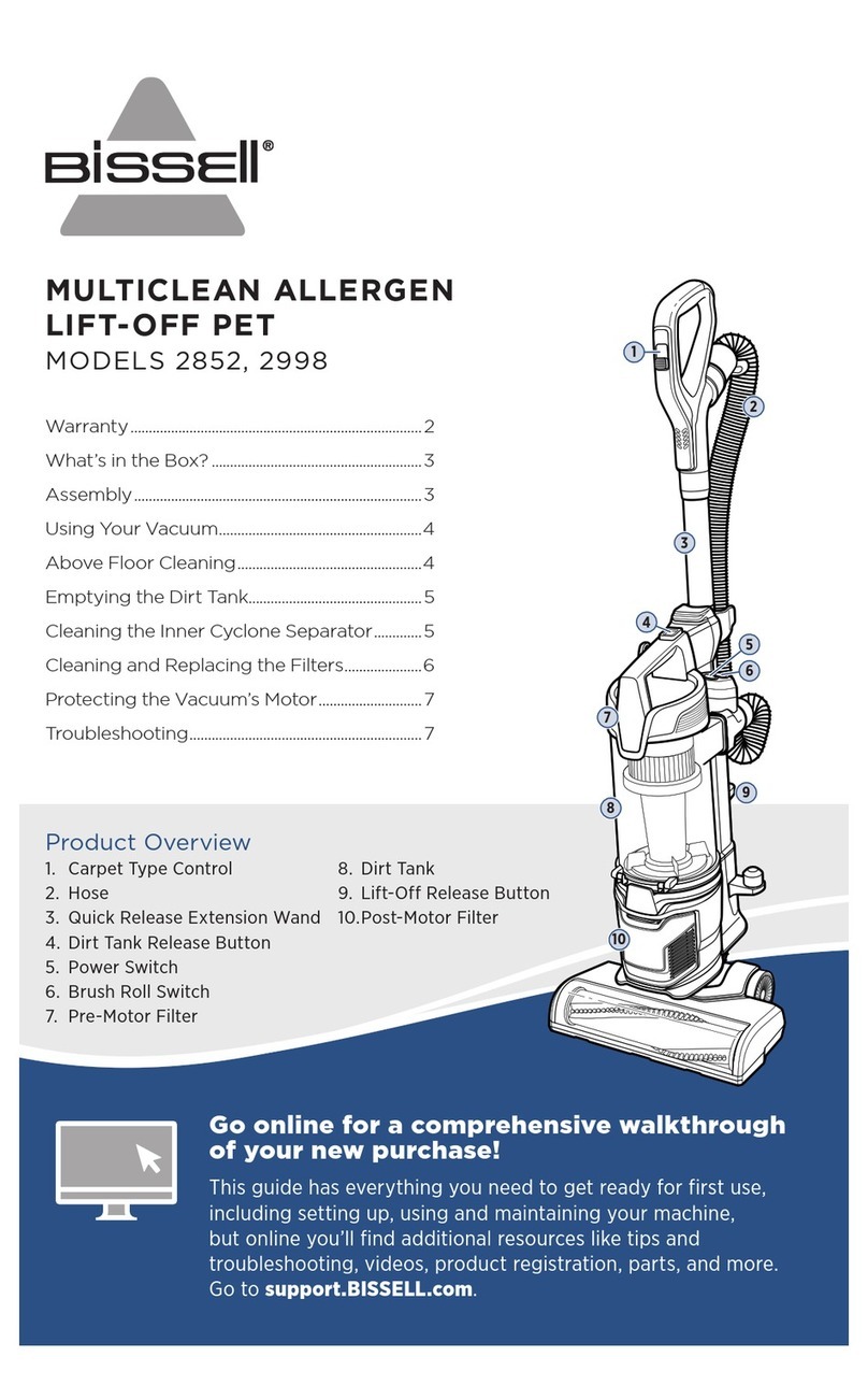 Bissell 2852 User manual