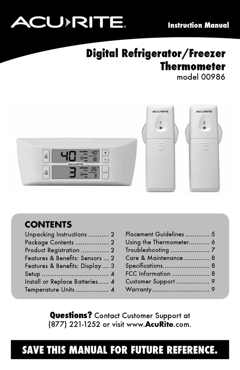 ACU-RITE 00986 User manual