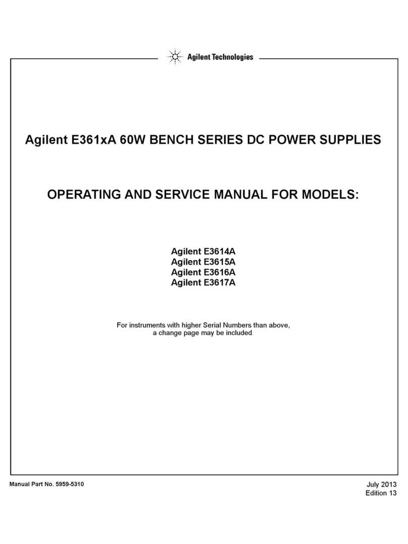 Agilent Technologies E361 A Series Service manual