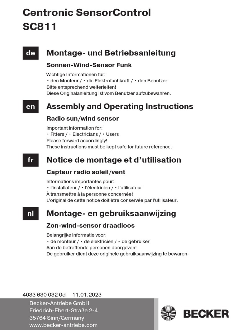 Becker 4033 000 215 0 User manual