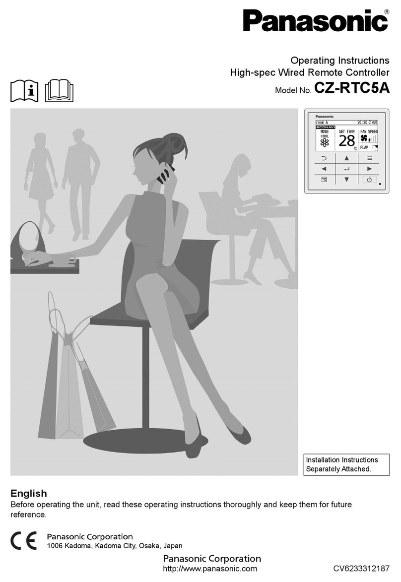 Panasonic CZ-RTC5A operating instructions