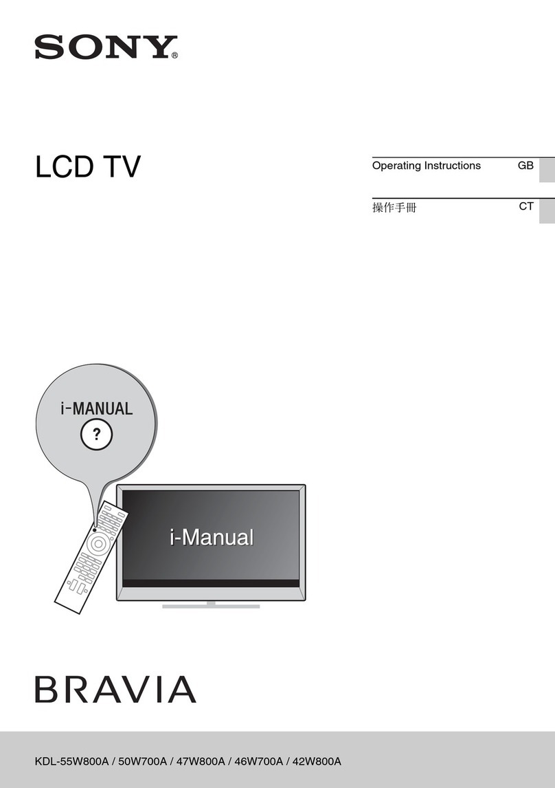 Sony Bravia KDL-55W800A User manual