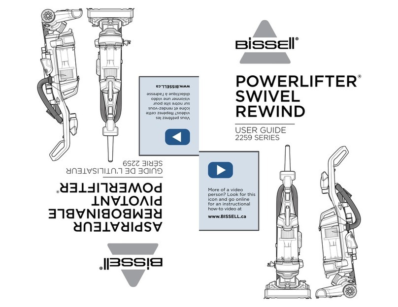 Bissell Powerlifter 2259 Series user guide