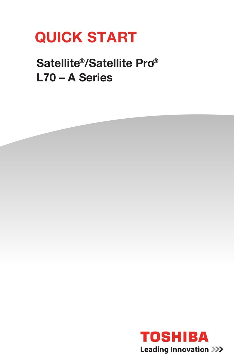 Toshiba Satellite Pro User manual