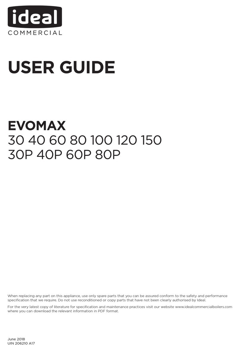 ideal commercial Evomax 60 user guide
