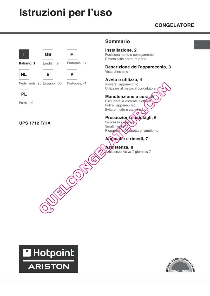 Hotpoint Ariston UPS 1712 F/HA manual
