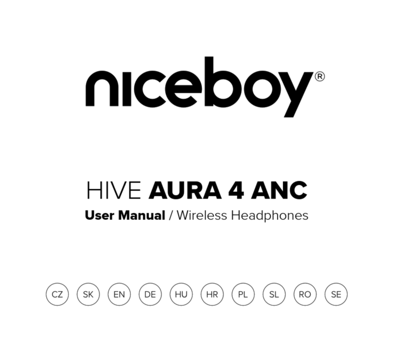 Niceboy HIVE AURA 4 ANC User manual