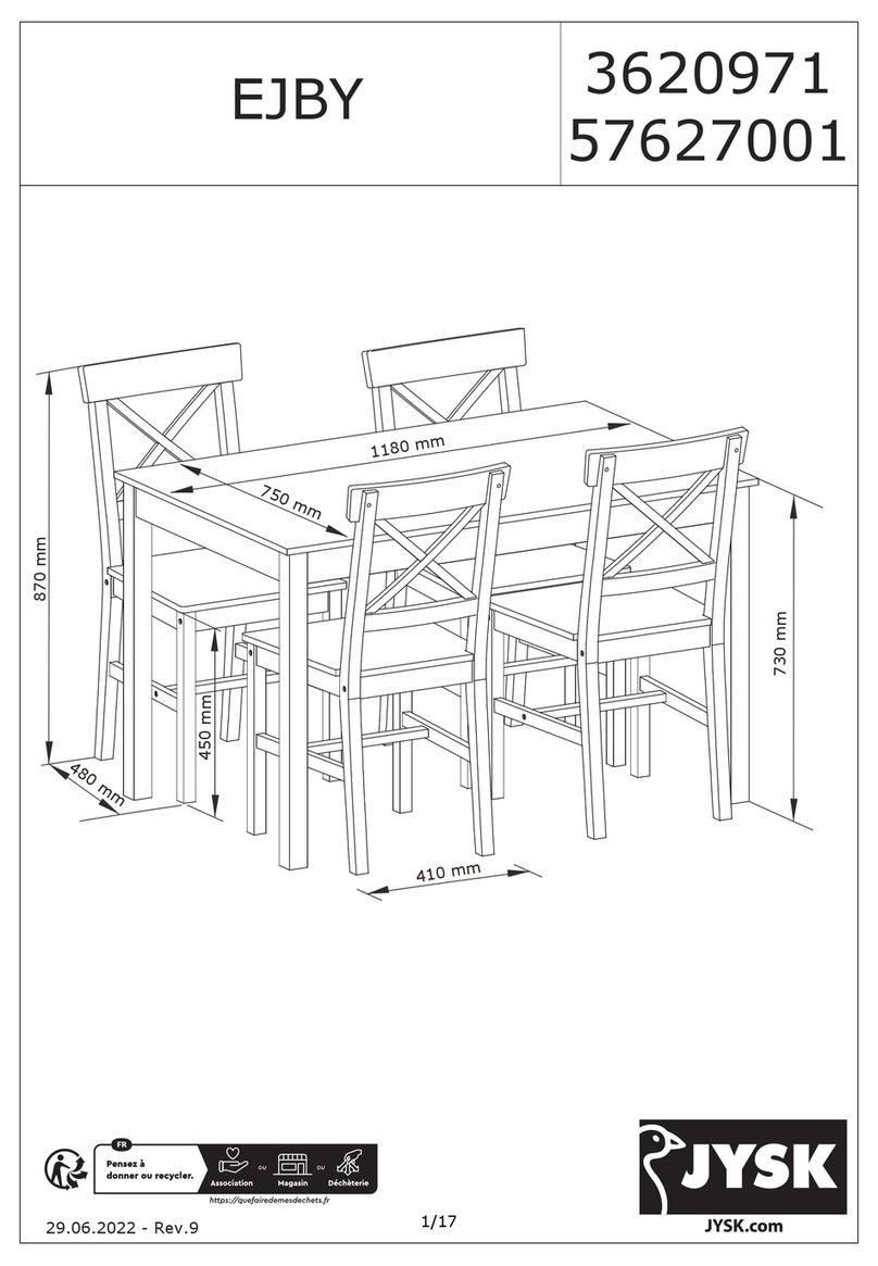 Jysk EJBY 57627001 manual