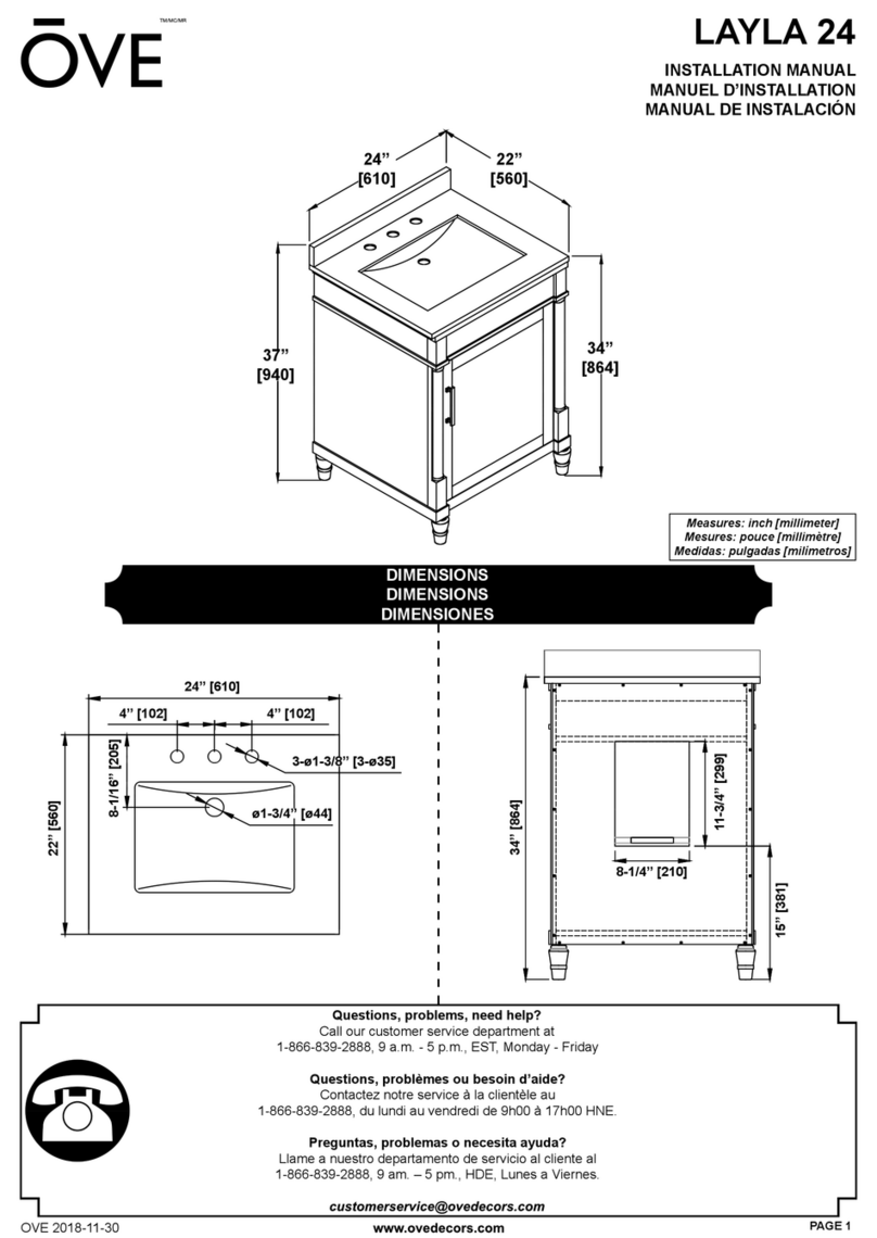 OVE LAYLA 24 installation manual OVE LAYLA 24 installation manual