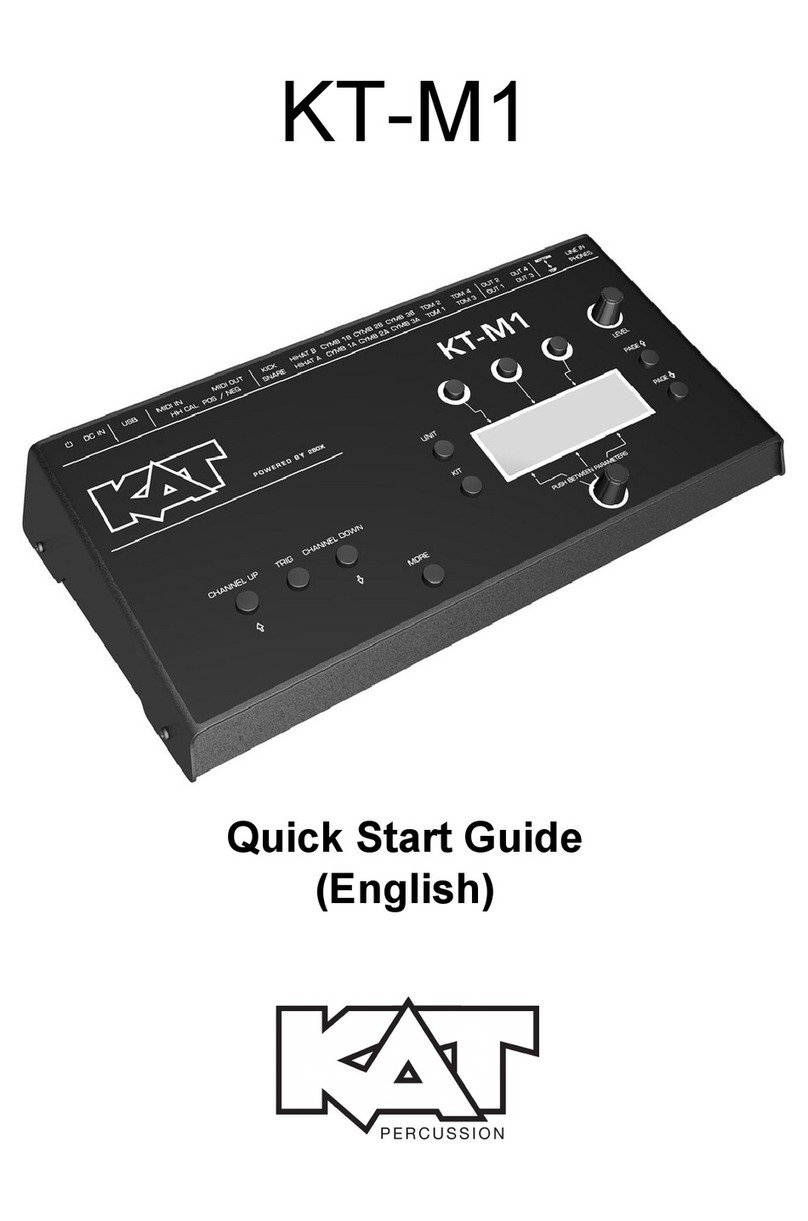KAT Percussion KT-M1 quick start guide