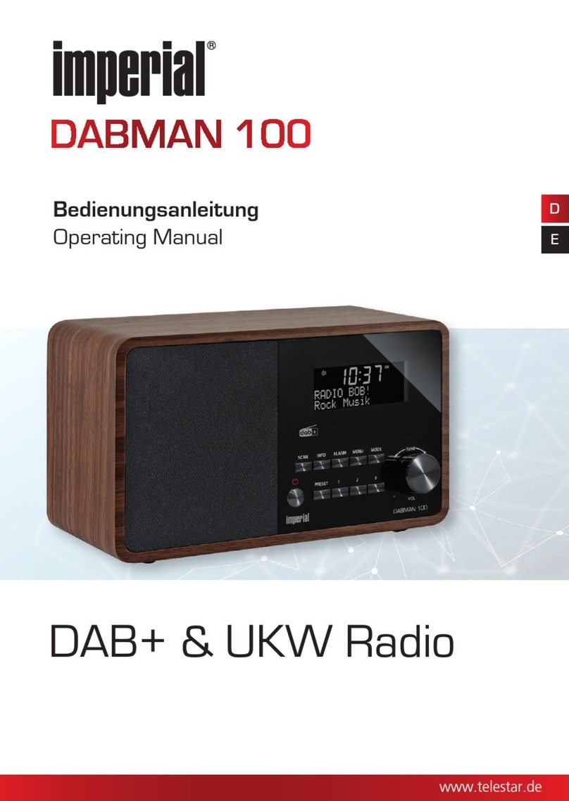 Imperial DABMAN 100 operating manual