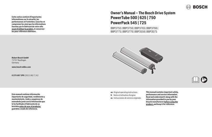 Bosch BBP3755 owner's manual