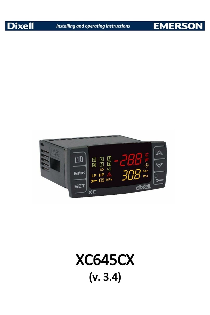 Emerson Dixell XC645CX manual