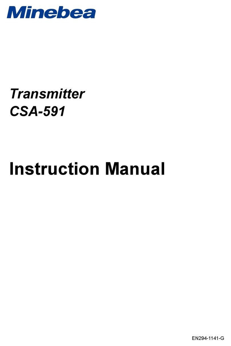 Minebea CSA-591 User manual