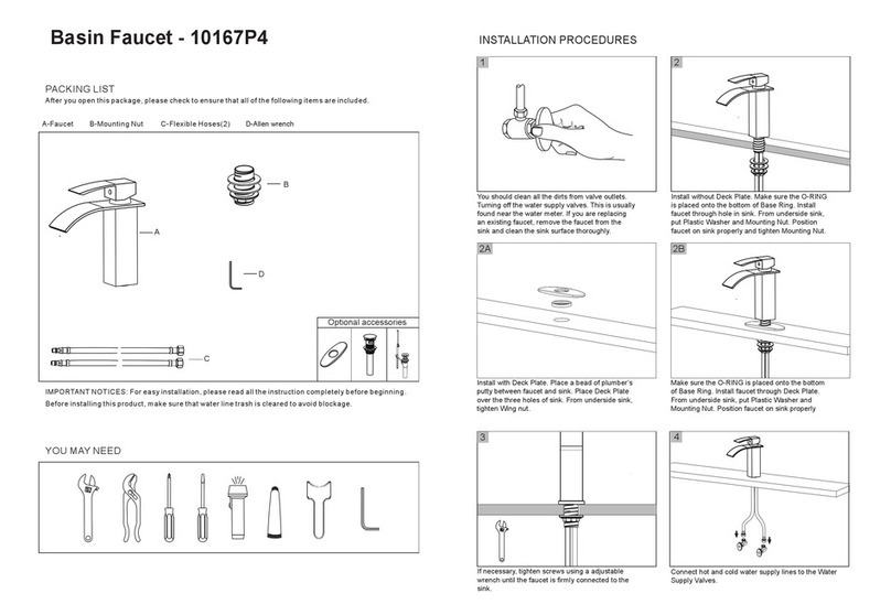 BELLATERRA HOME 10167P4 Installation procedures BELLATERRA HOME 10167P4 Installation procedures