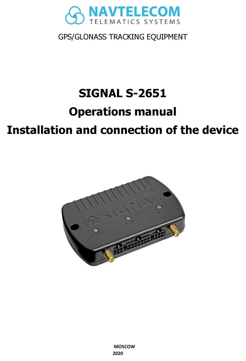 NAVTELECOM SIGNAL S-2651 User manual