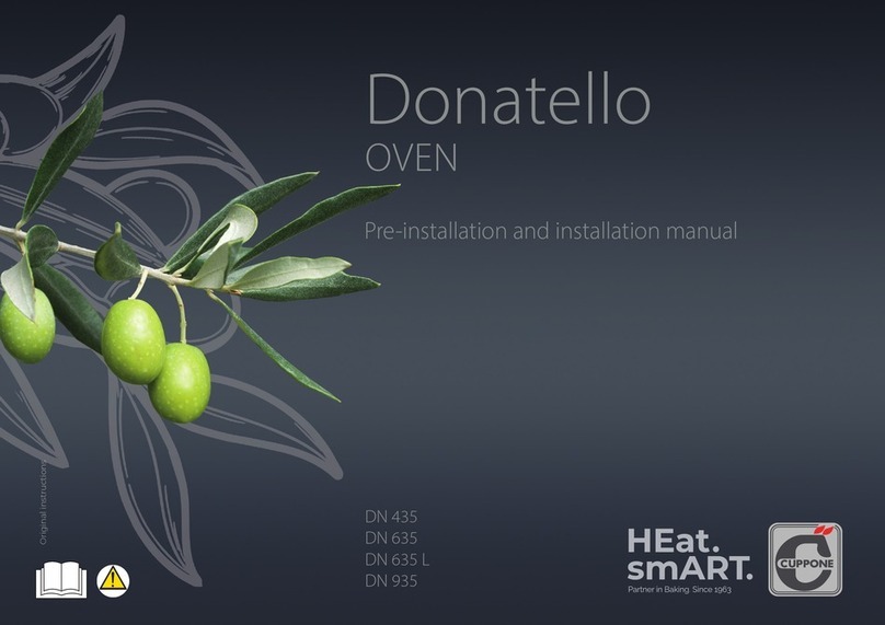 Cuppone Donatello DN 435 PRE-INSTALLATION AND INSTALLATION MANUAL
