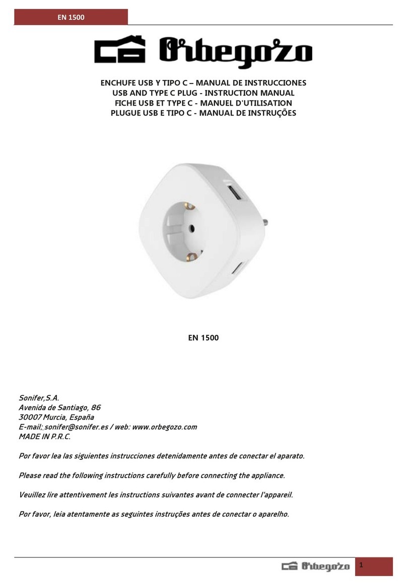 Orbegozo EN 1500 instruction manual