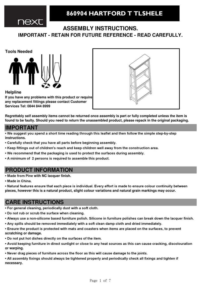 Next HARTFORD 860904 User manual Next HARTFORD 860904 User manual
