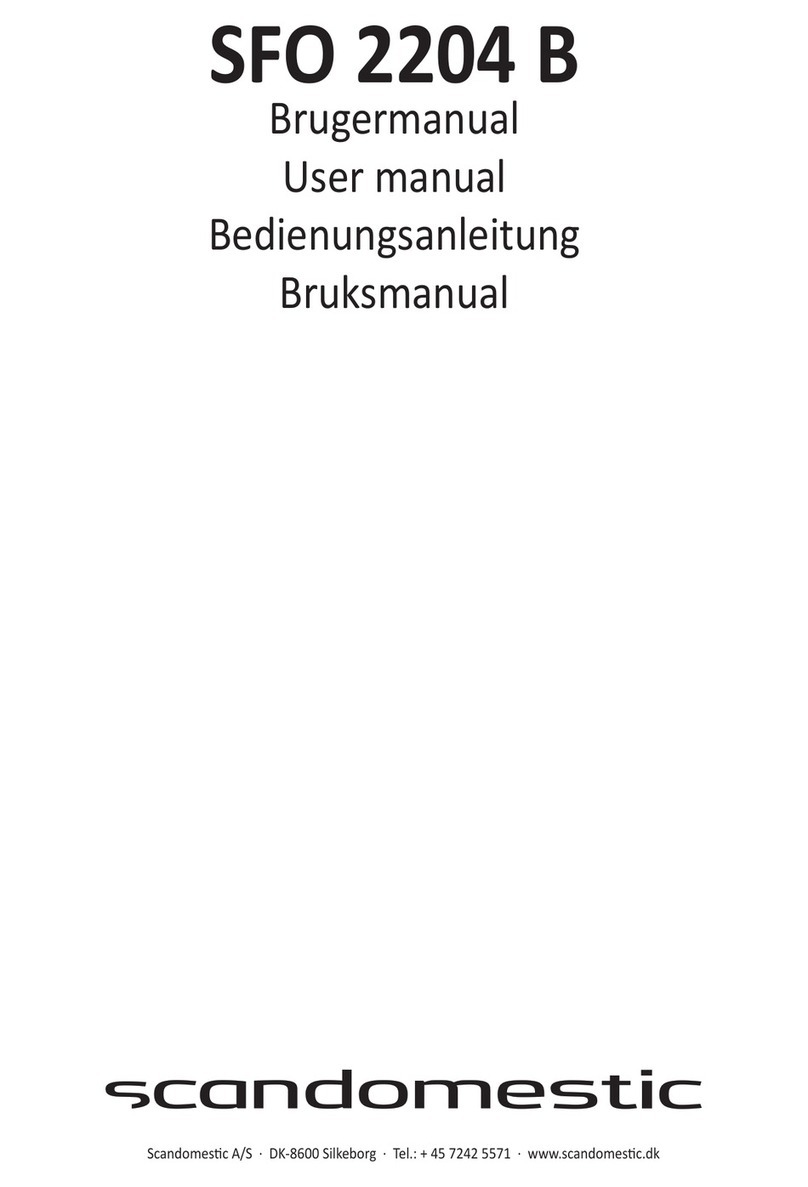 Scandomestic SFO 2204 B User manual