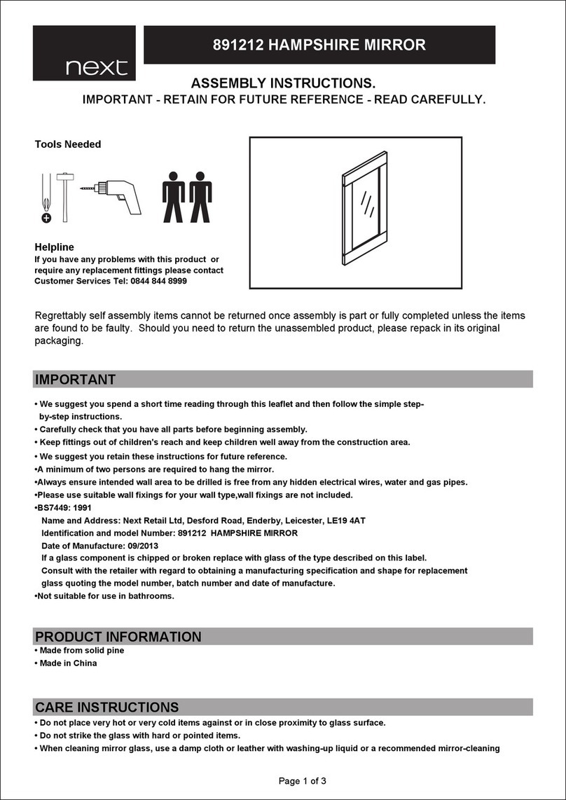 Next HAMPSHIRE 891212 User manual