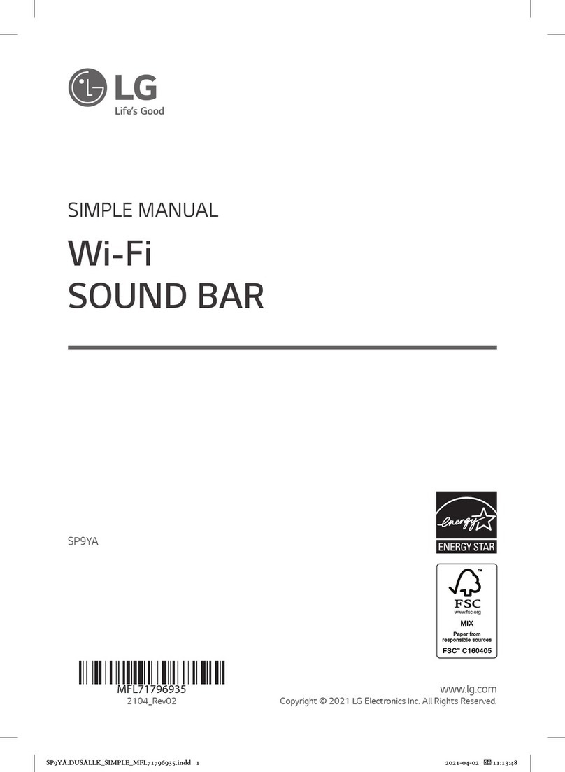 LG SP9YA Simple manual