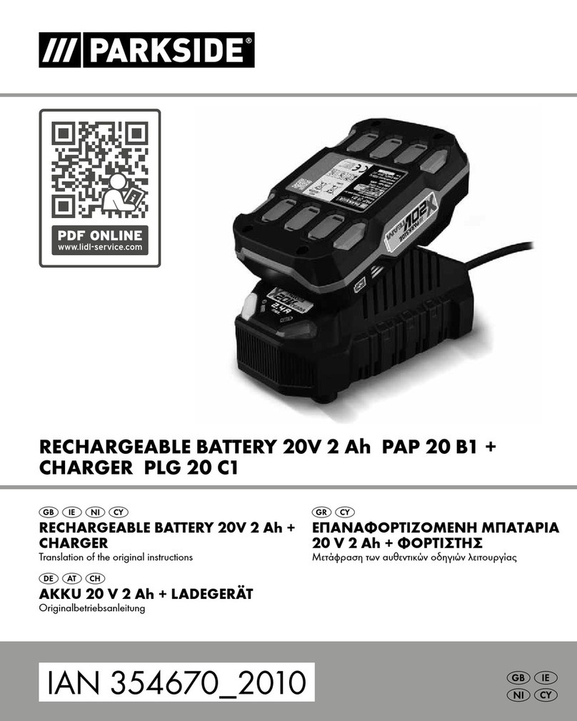 Parkside 354670 2010 Translation of the original instructions