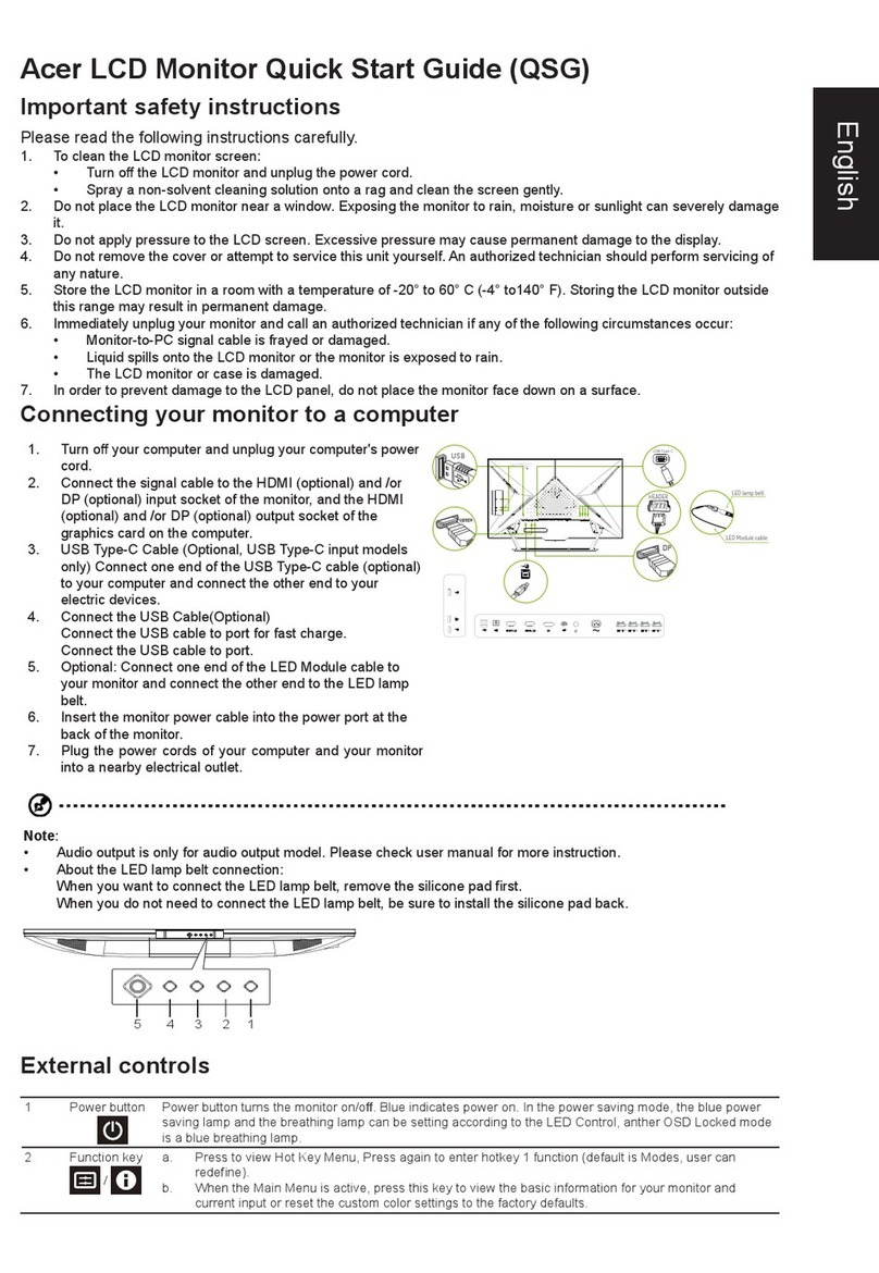 Acer CG437KS User manual