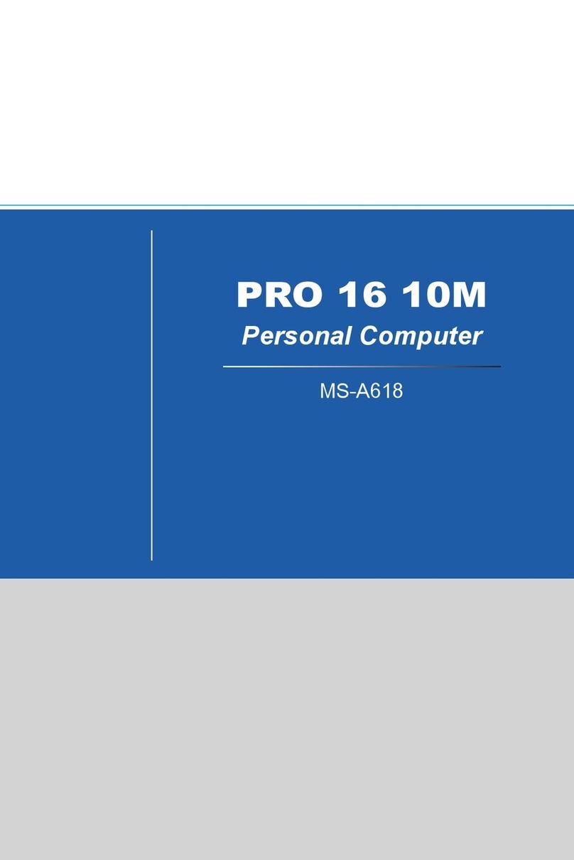 MSI PRO 16 10M User manual