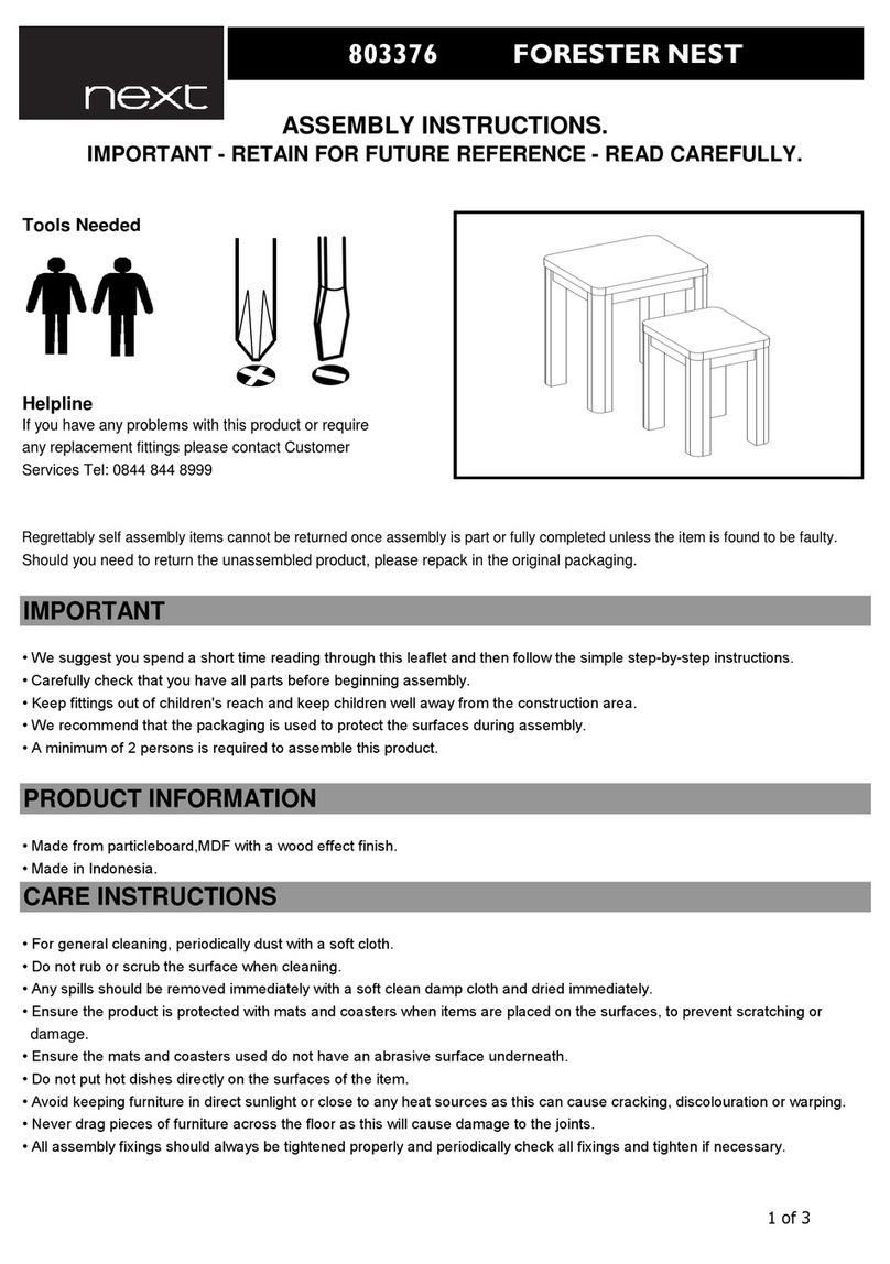 Next FORESTER NEST 803376 User manual Next FORESTER NEST 803376 User manual