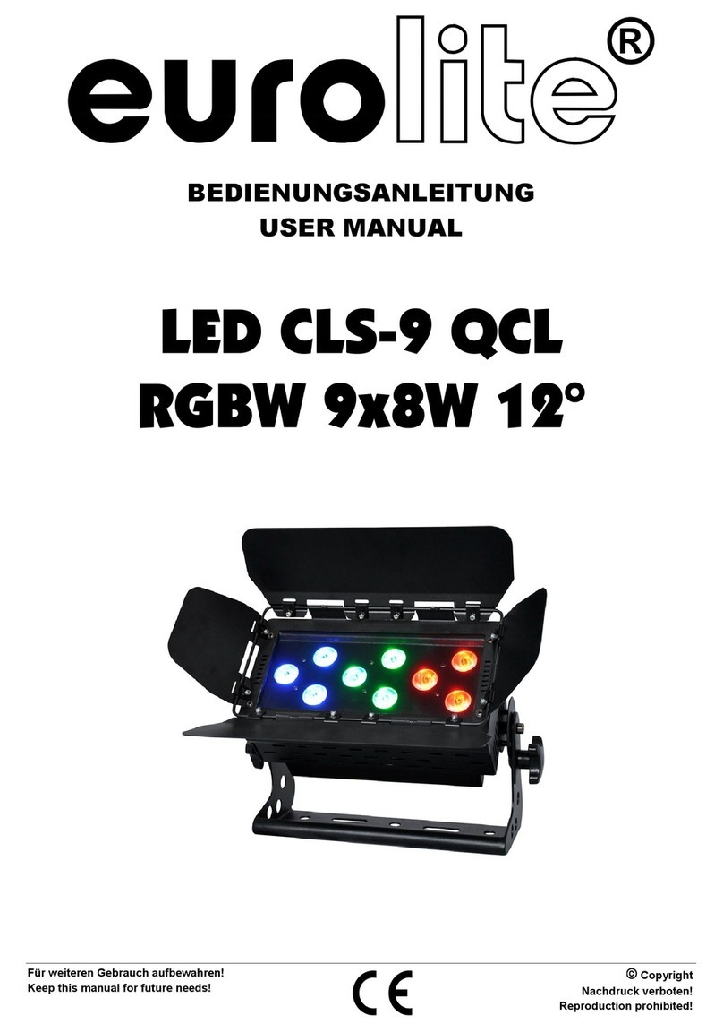 EuroLite LED CLS-9 QCL User manual