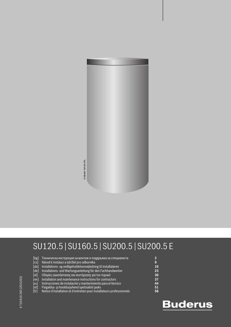 Buderus SU200.5 E Series User manual