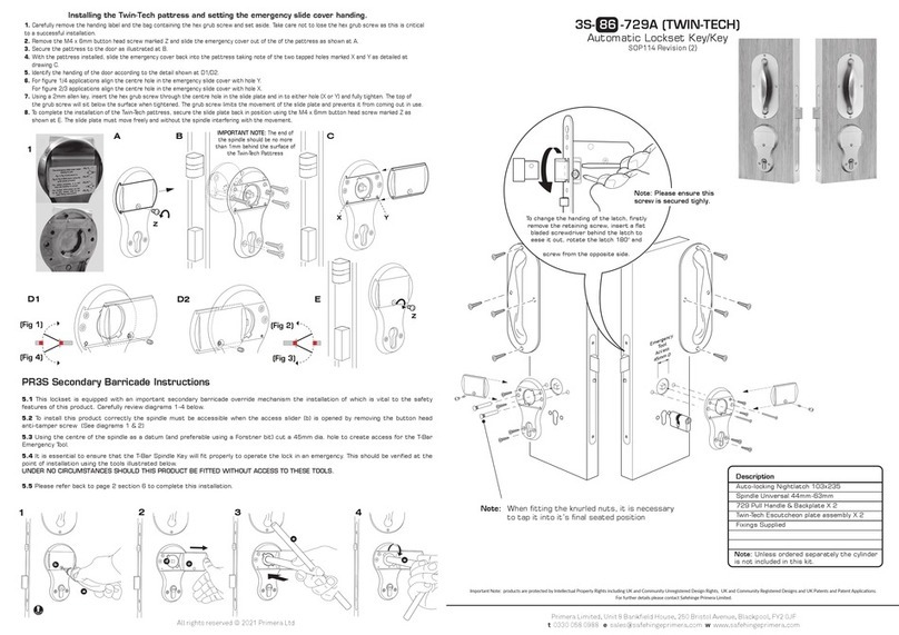 Primera 3S-86-729A TWIN-TECH manual