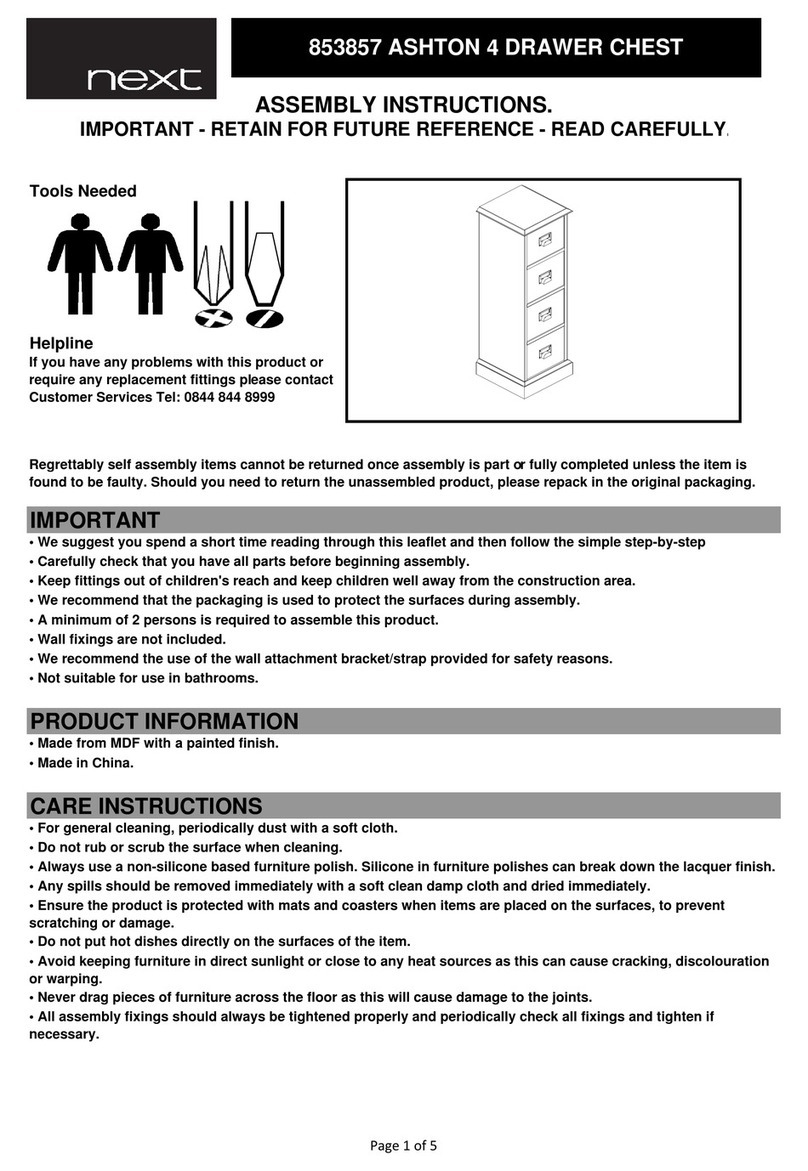 Next ASHTON 853857 User manual Next ASHTON 853857 User manual