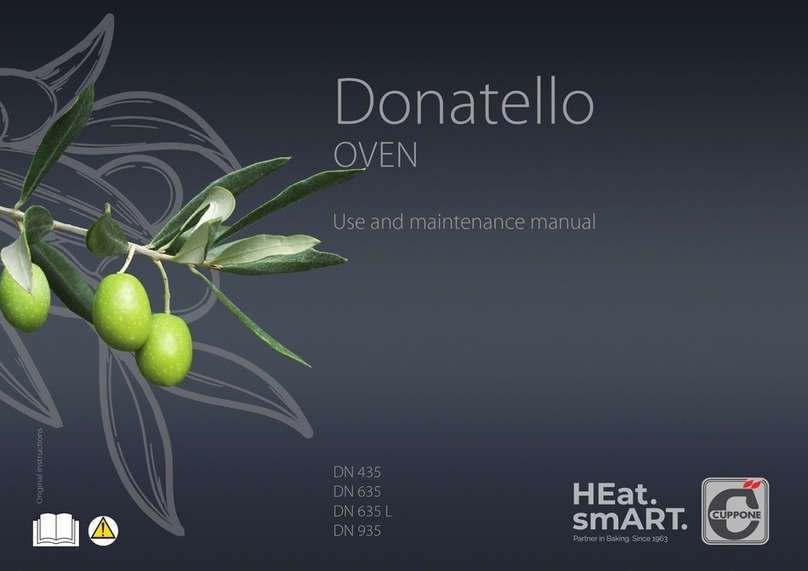 Cuppone Donatello DN 435 Use and maintenance manual
