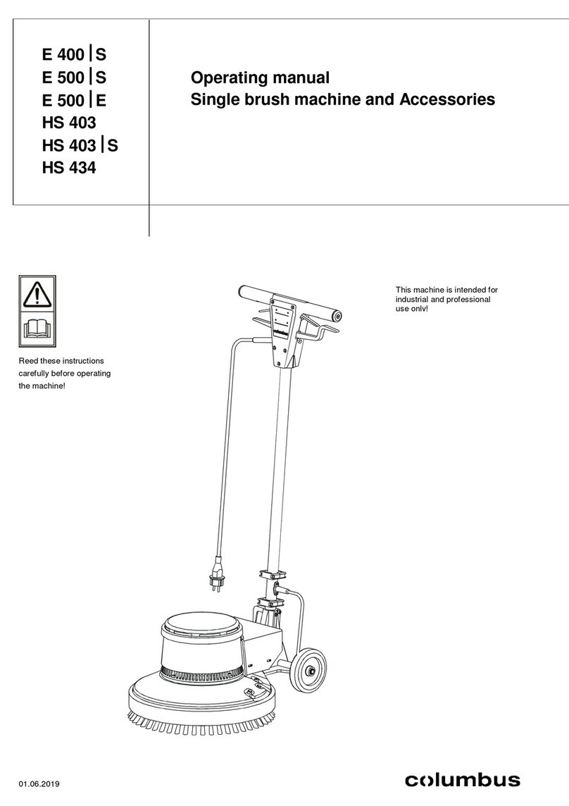 Columbus E 400 S operating manual Columbus E 400 S operating manual