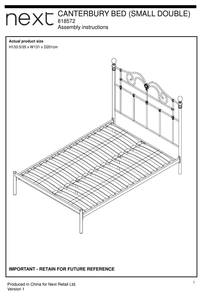 Next CANTERBURY 818572 User manual Next CANTERBURY 818572 User manual