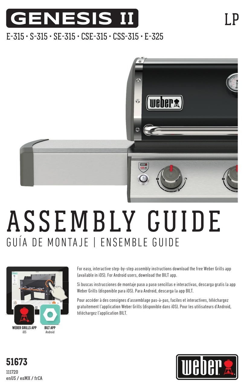 Weber SE-315 Assembly guide