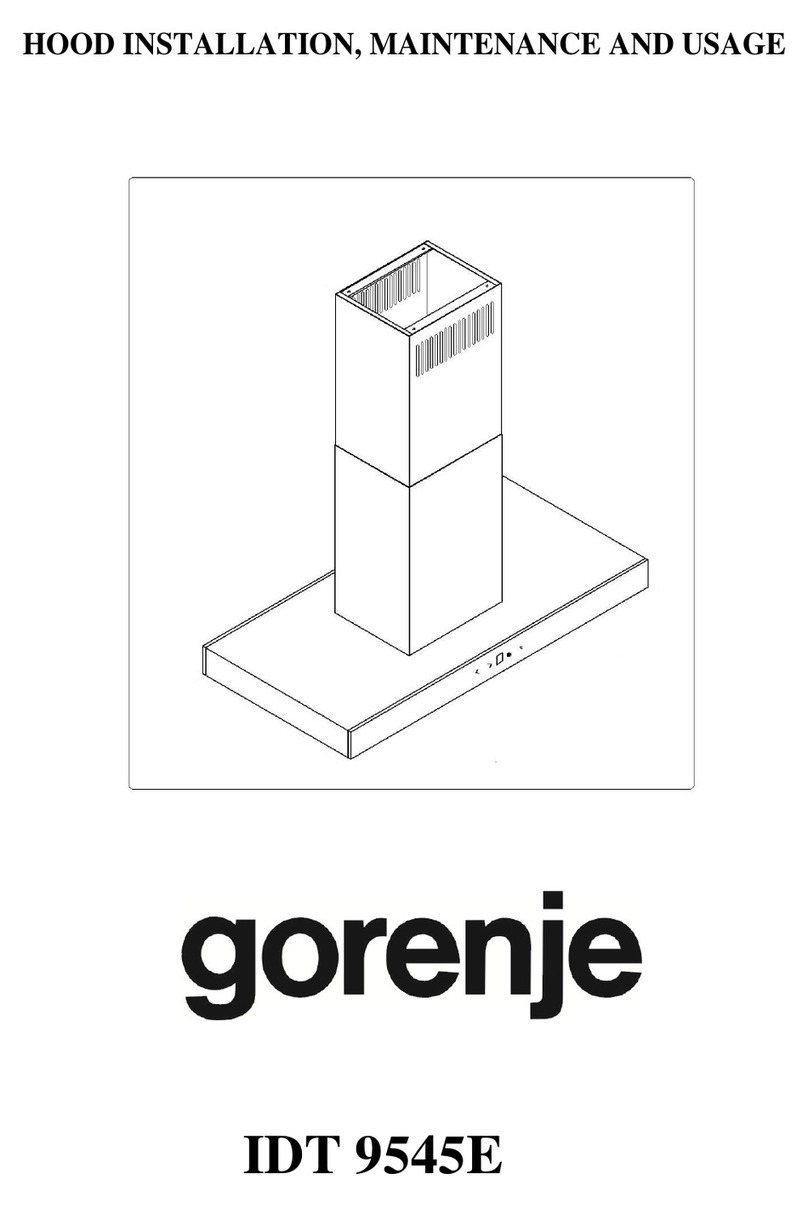 Gorenje IDT 9545E Installation, maintenance and usage