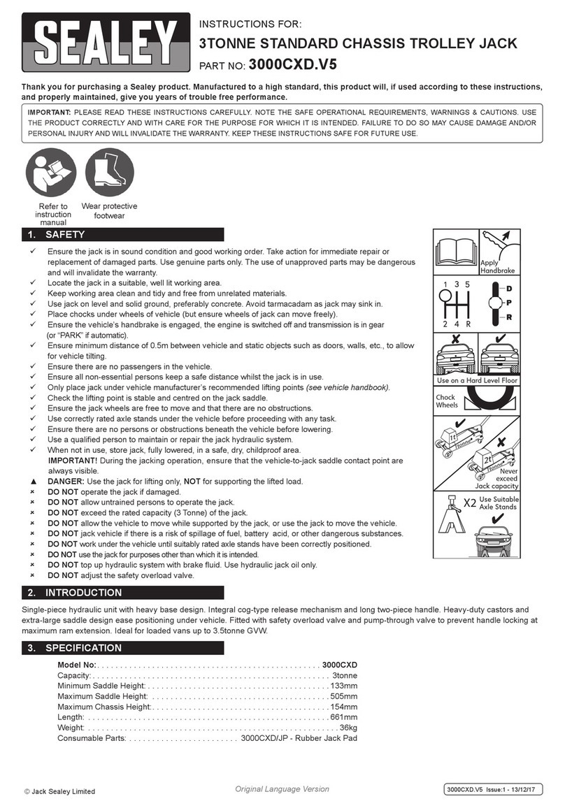 Sealey 3000CXD.V5 User manual Sealey 3000CXD.V5 User manual