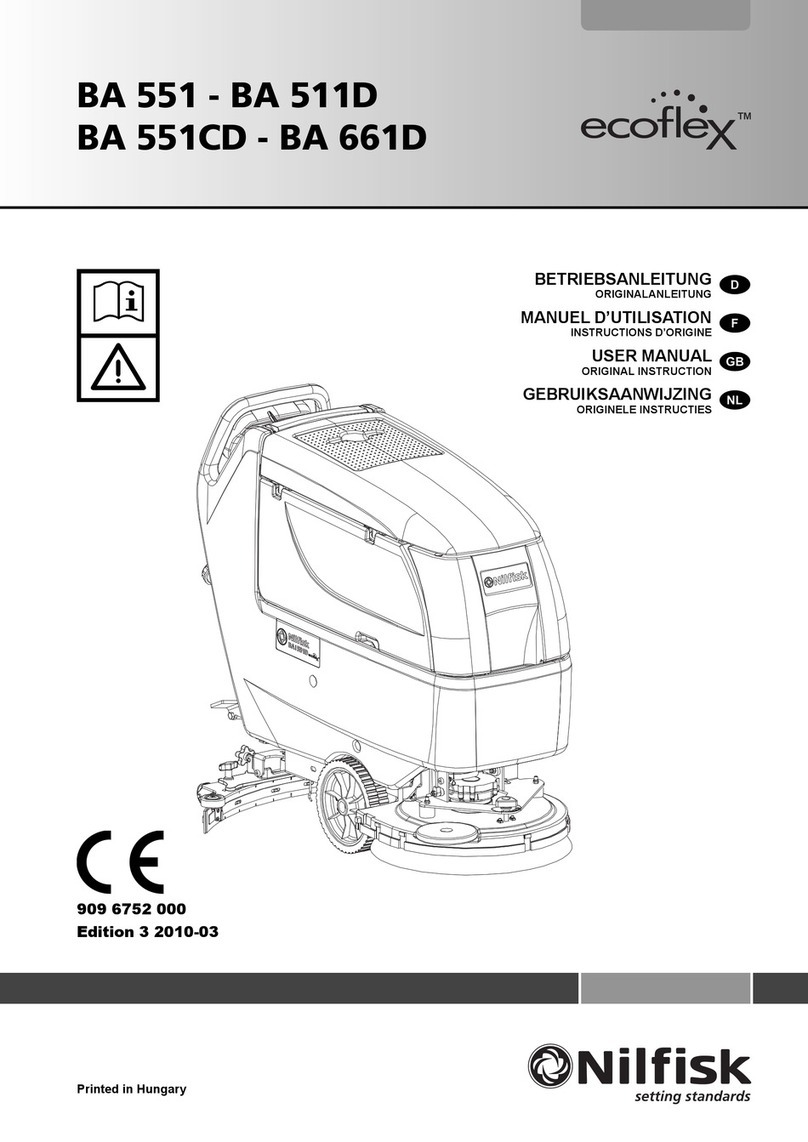 Nilfisk-Advance ecoflex BA 511D User manual